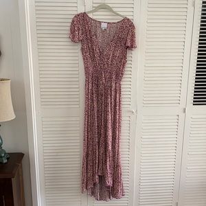 Never worn high low maxi dress